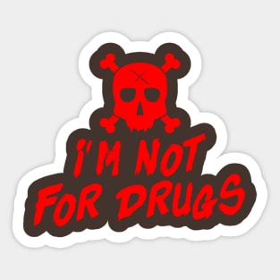 Drug free Sticker